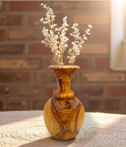 Objets de décoration en bois d'olivier